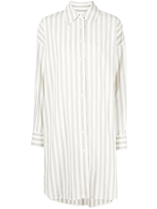 Oversized-Cut Shirt Dress