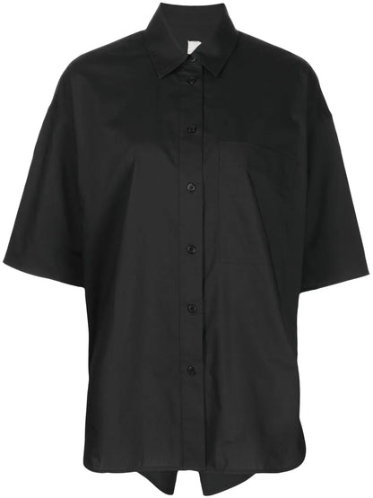 Short-Sleeved Cotton Shirt