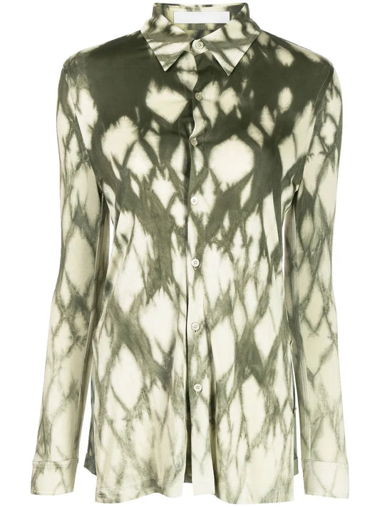 Shibori Miter Placket Shirt