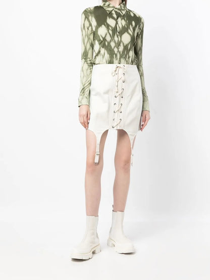 Shibori Miter Placket Shirt