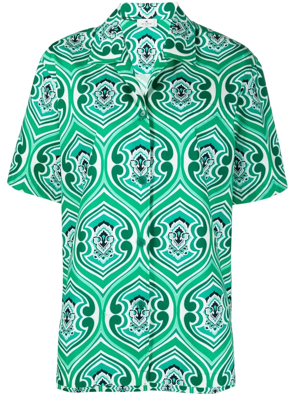 Geometric-Print Shirt