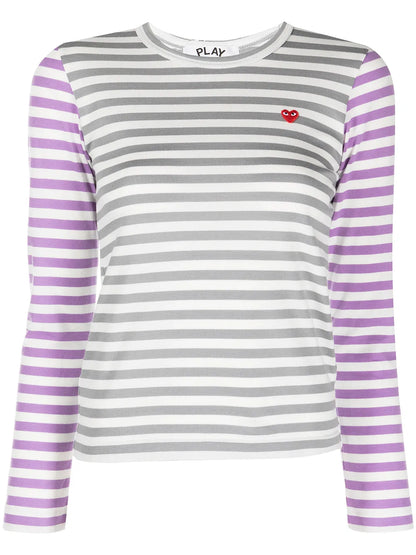Heart-Patch Cotton T-Shirt