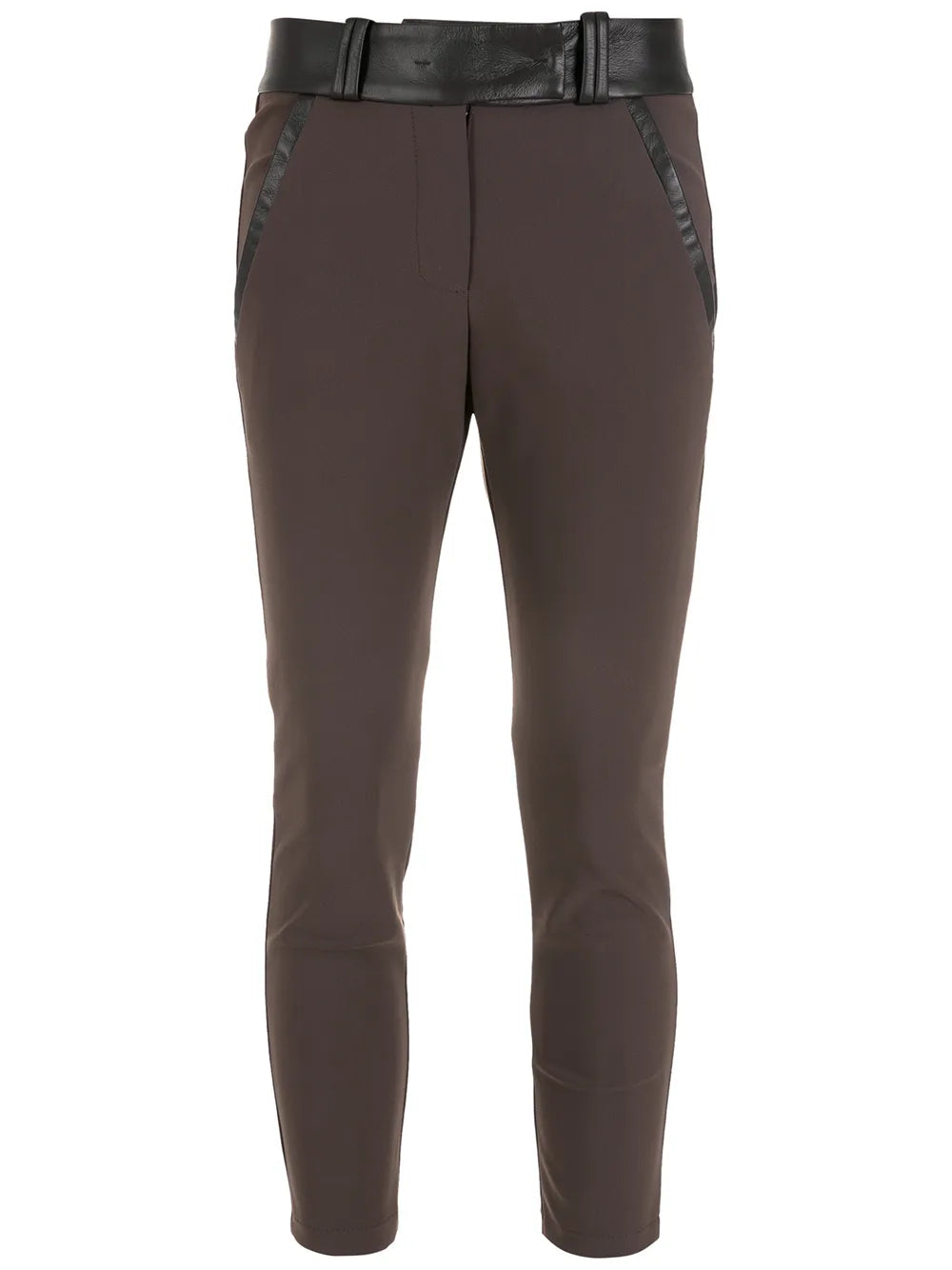 Skinny-Cut Cropped Trousers