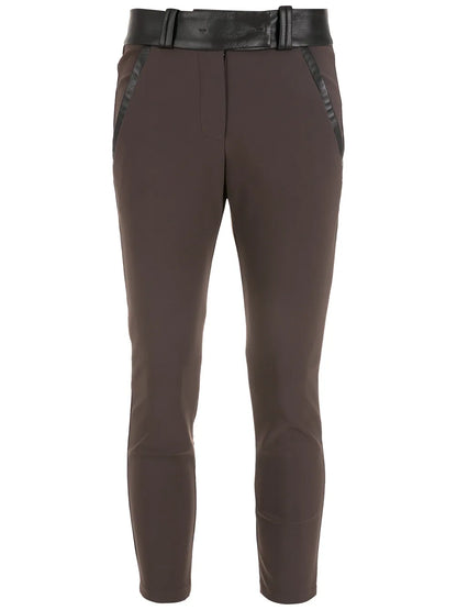 Skinny-Cut Cropped Trousers