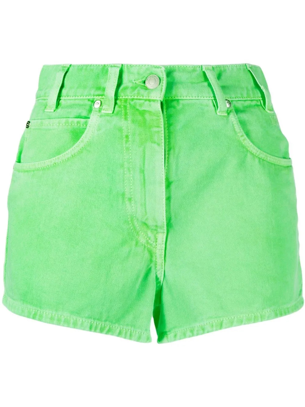 High-Waist Denim Shorts