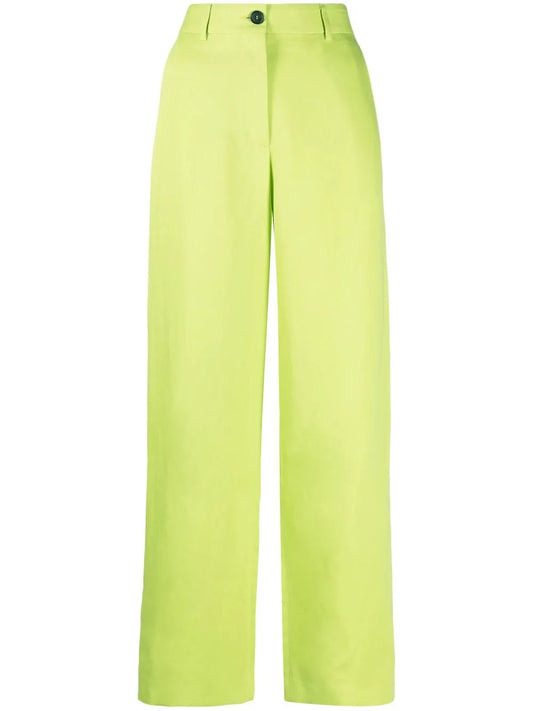High-Waisted Wide-Leg Trousers