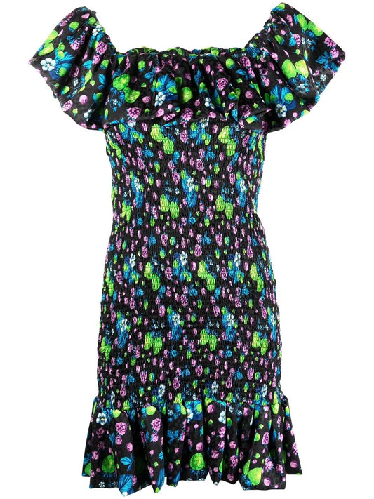 Amazing Berries Jacquard Mini Dress