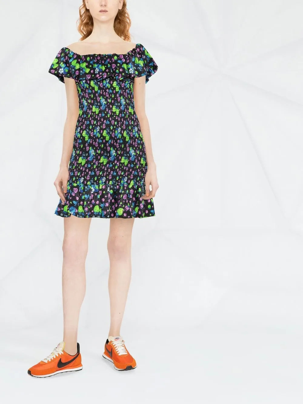 Amazing Berries Jacquard Mini Dress