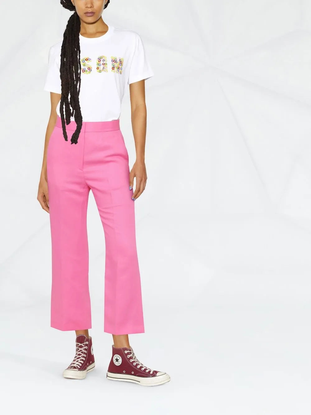 Cropped Tailored Trousers