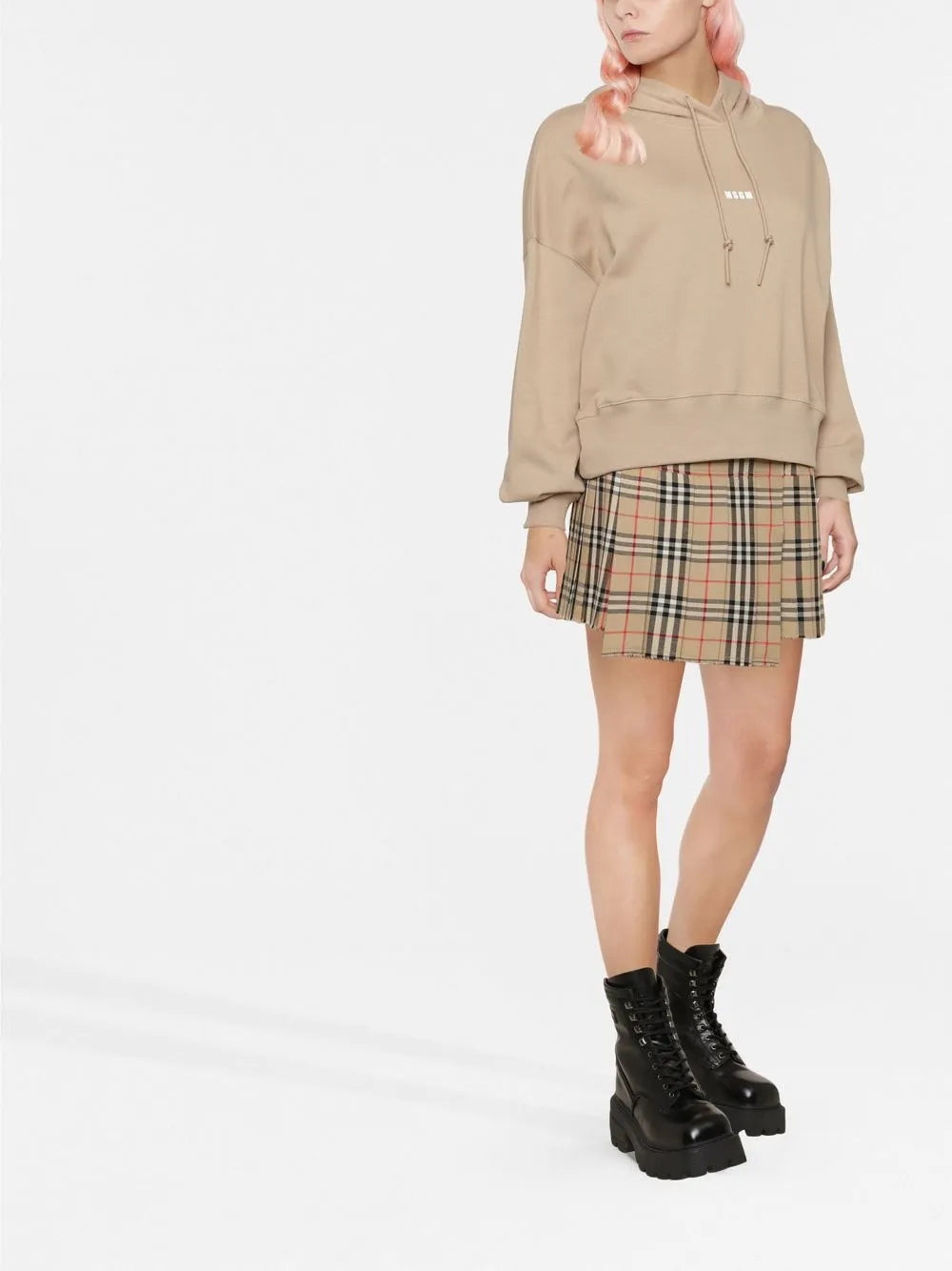 Logo-Print Drawstring Hoodie