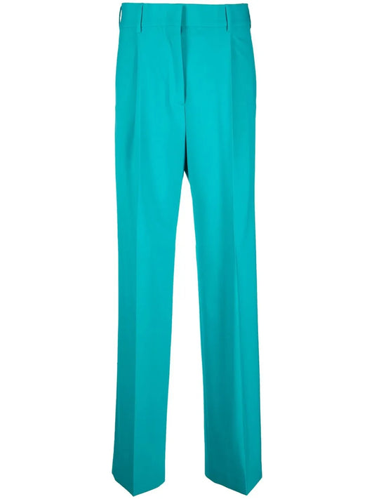Straight-Leg Wool Trousers
