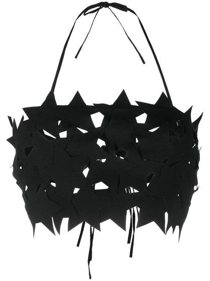 Star-Pointed Halterneck Top