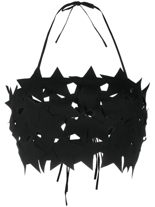 Star-Pointed Halterneck Top