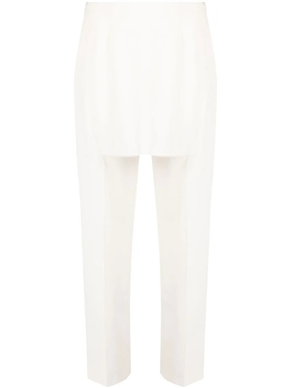 Cut-Out Layered Tailored Trousers