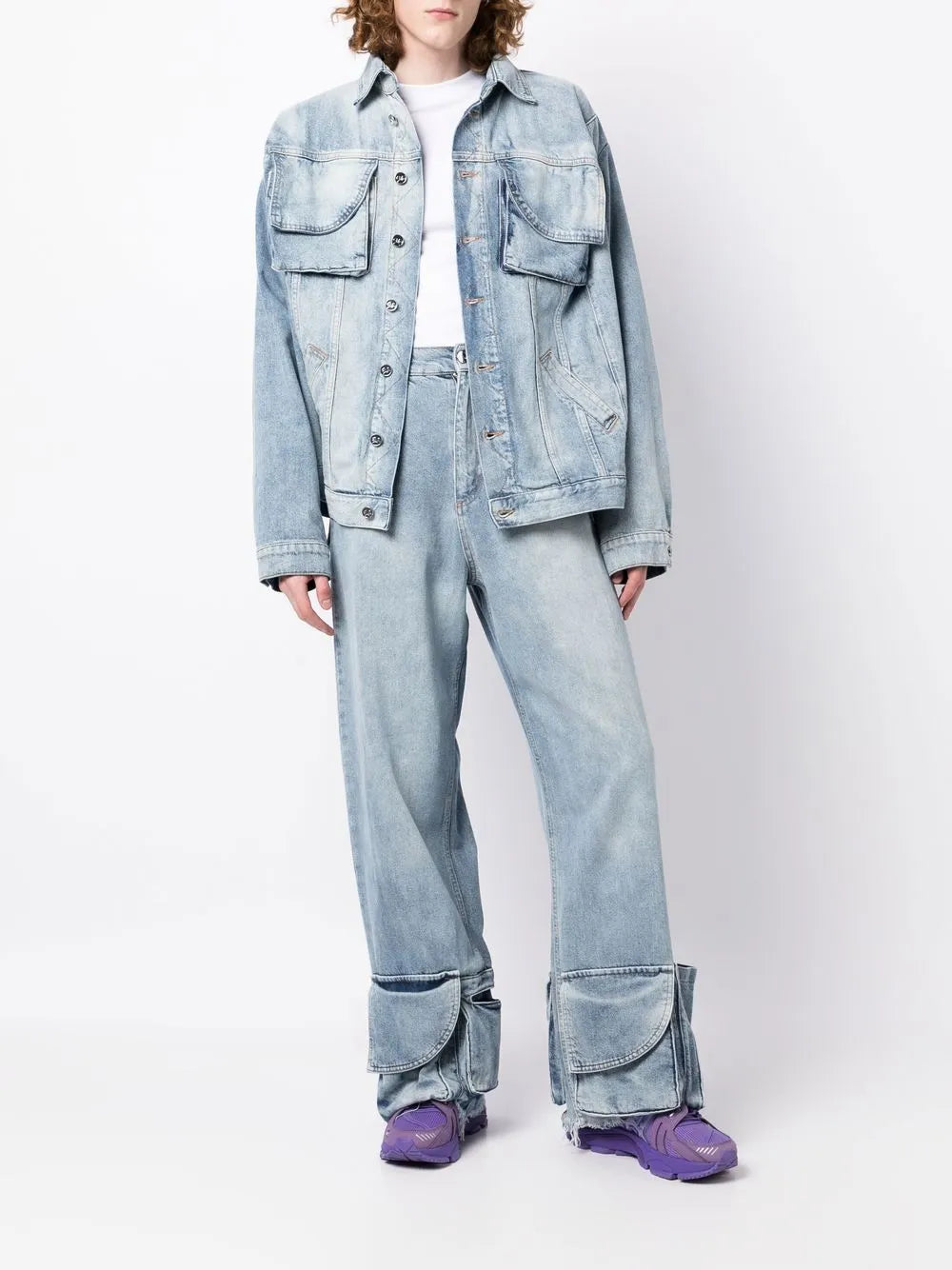 Pocket-Hem Cargo Jeans