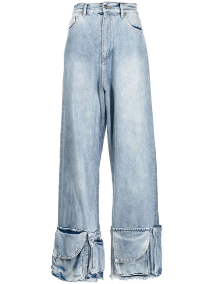 Pocket-Hem Cargo Jeans