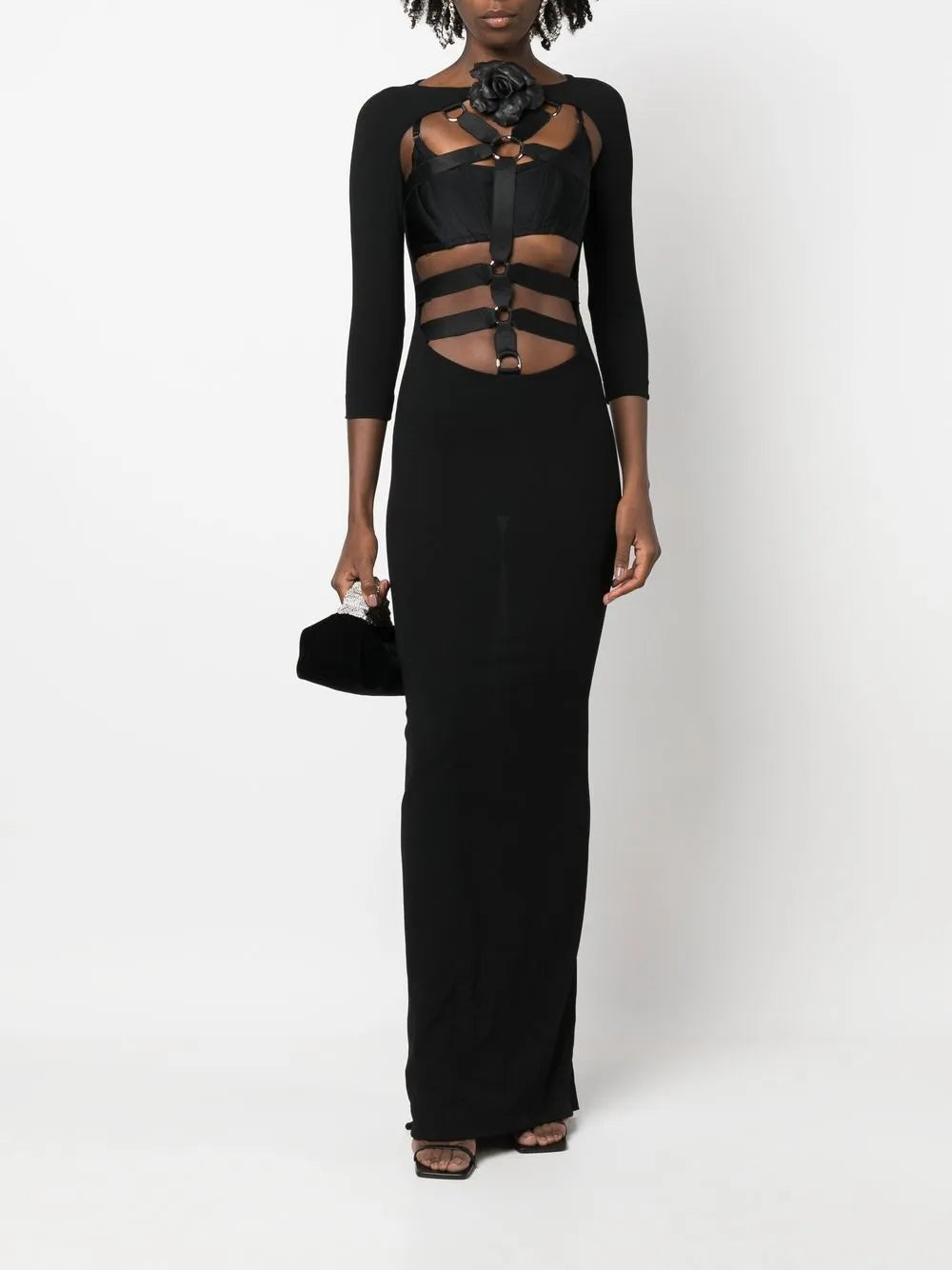 Cut-Out Detail Maxi Dress