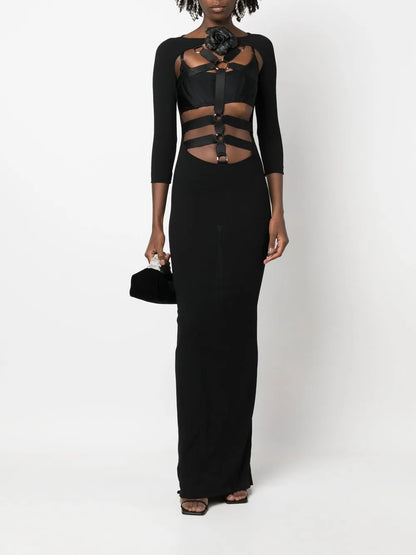 Cut-Out Detail Maxi Dress