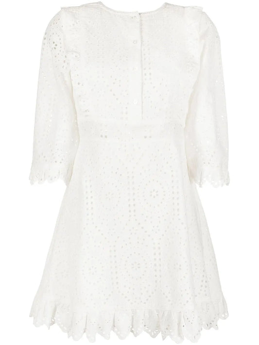 Broderie Anglaise Shirt Dress