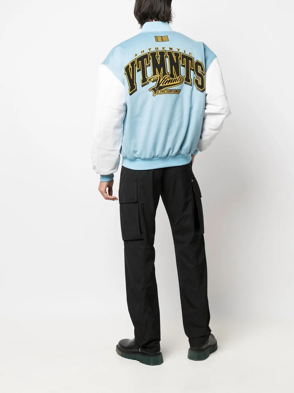 Embroidered Logo Bomber Jacket