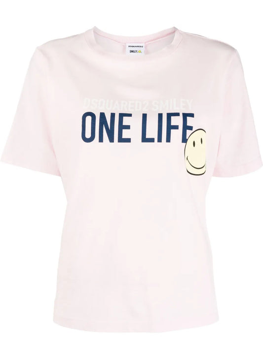 Slogan-Print T-Shirt