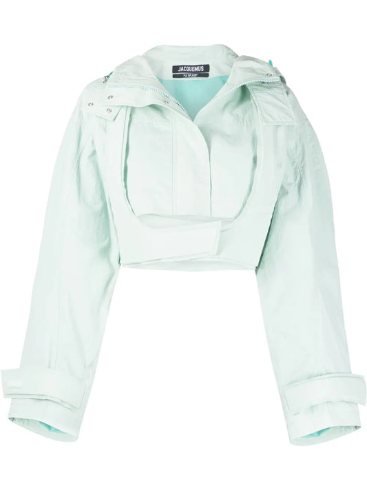 Cropped Cotton-Blend Jacket
