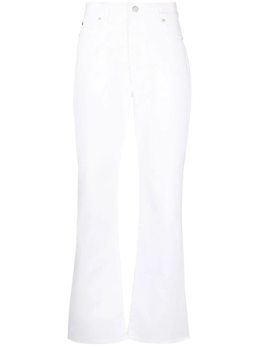 Logo-Print Straight-Leg Jeans