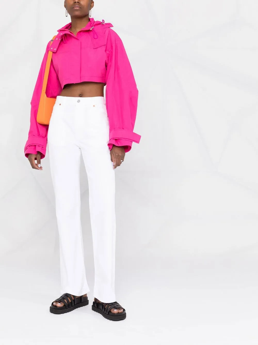 Logo-Print Straight-Leg Jeans