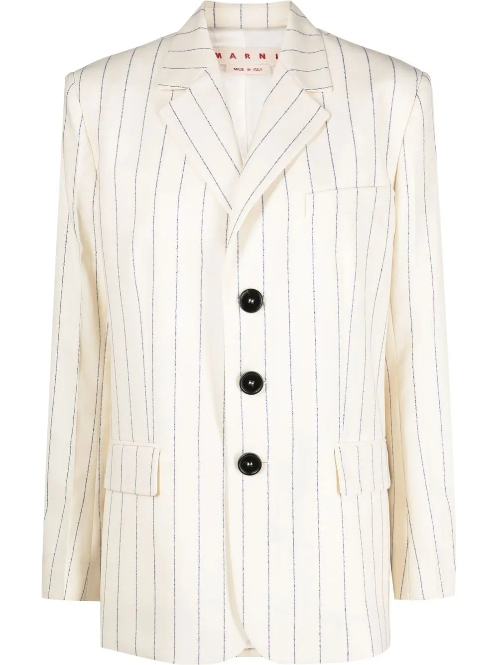 Striped Virgin-Wool Blazer