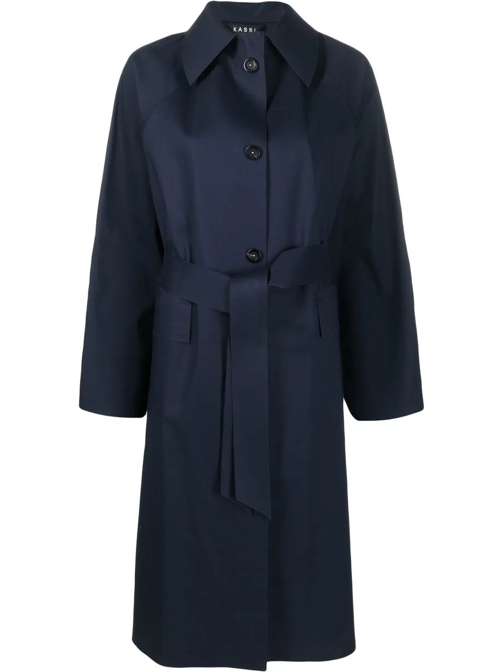 Tied-Waist Trench Coat