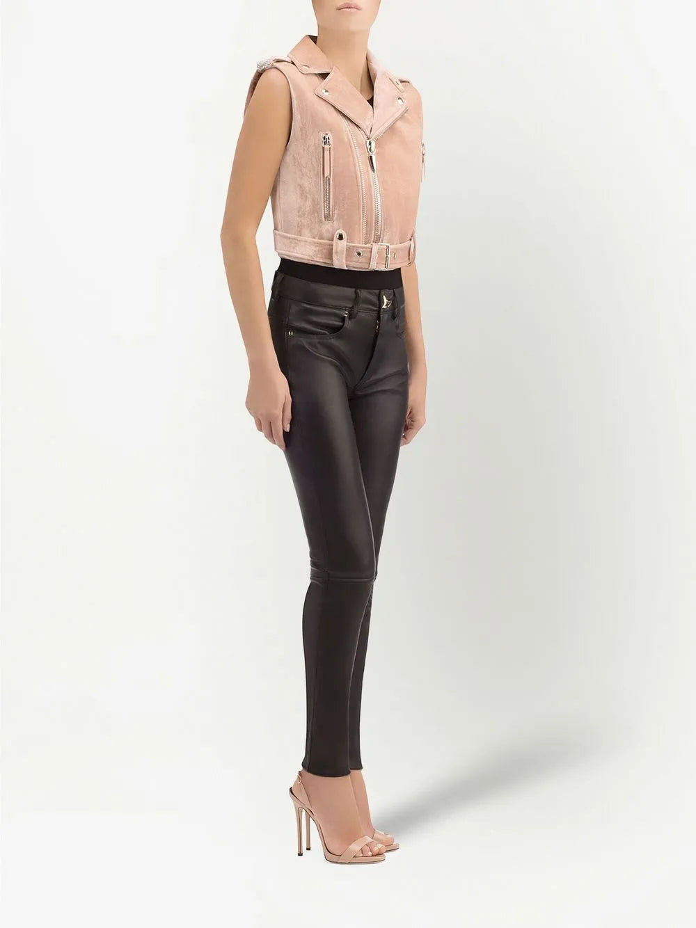 Amelia Crystal Velvet Gilet