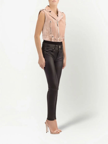 Amelia Crystal Velvet Gilet