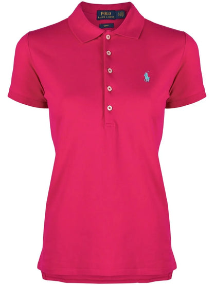 Pony Logo-Embroidered Polo Shirt