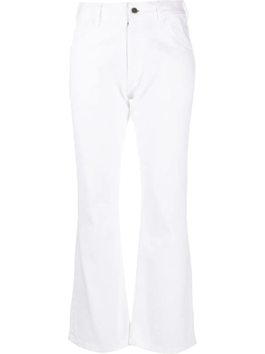 Cropped Flared Trousers