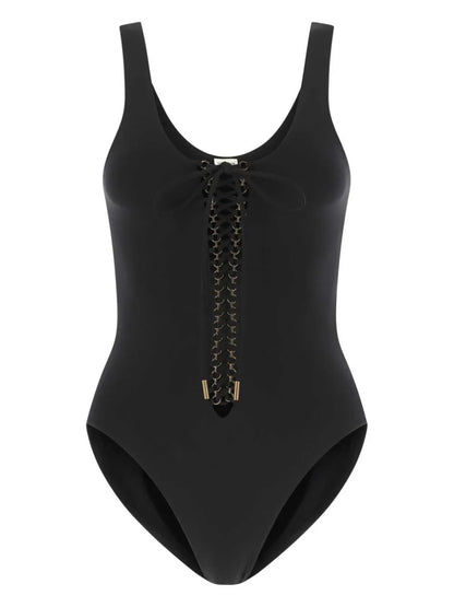 Saharienne Lace-Up Swimsuit
