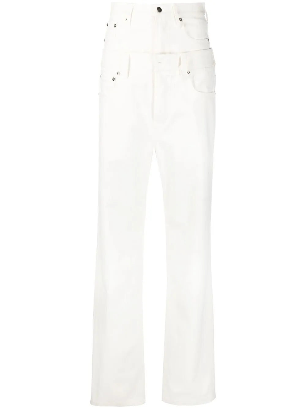 Panelled High-Waisted Trousers