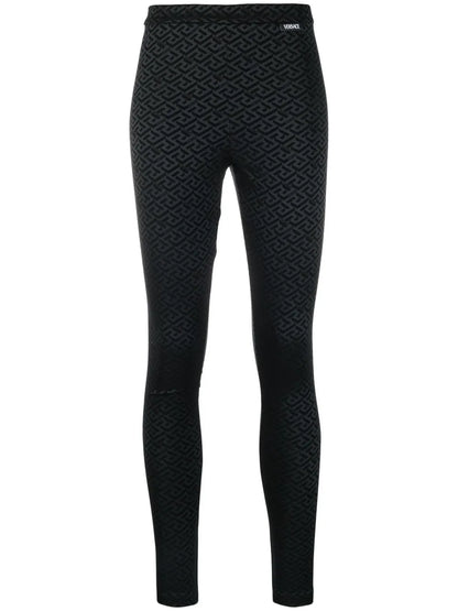 La Greca Low-Rise Leggings