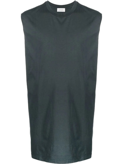 Longline Cotton Tank Top