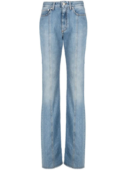 High-Waist Flared Jeans