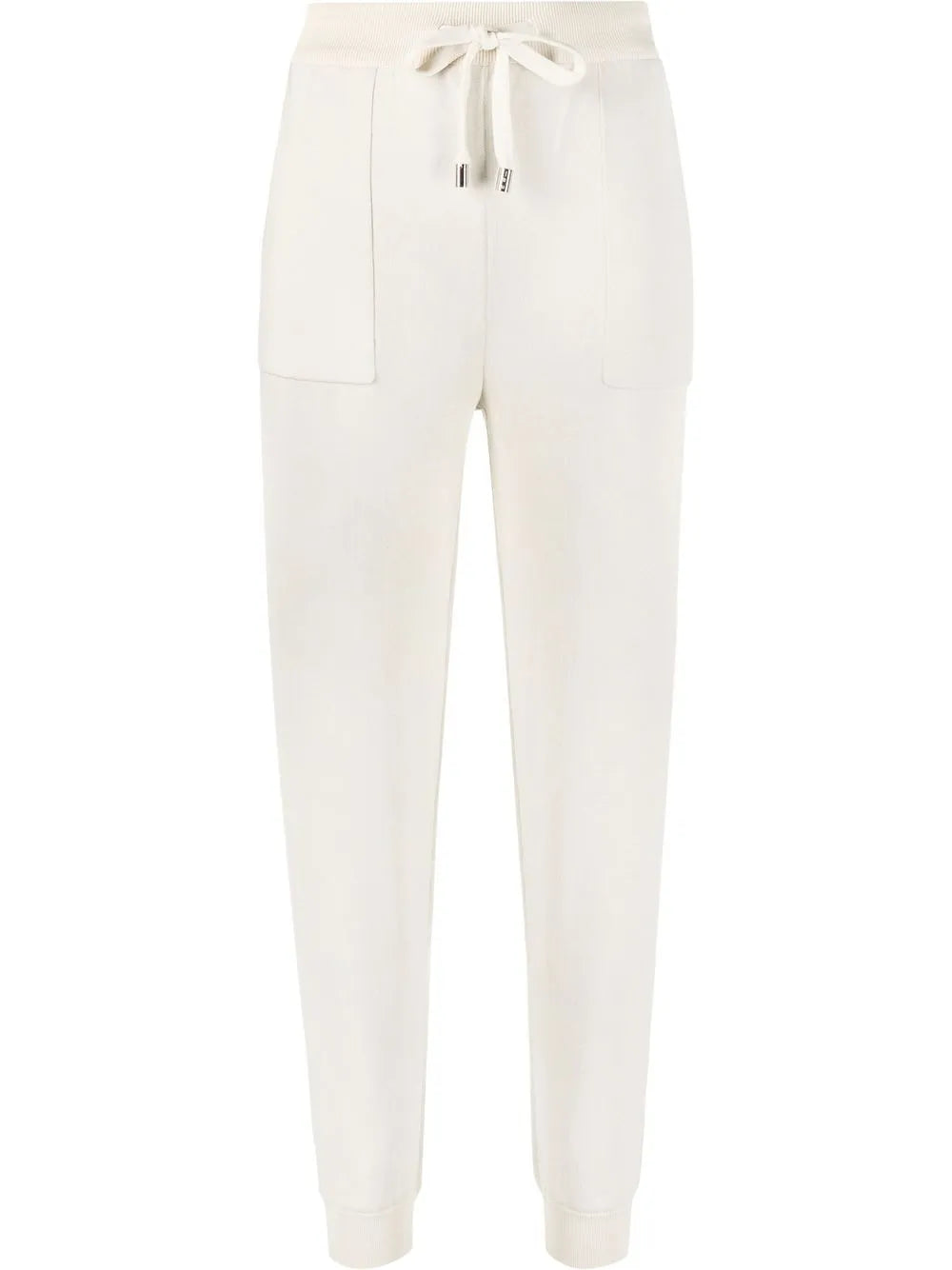 Drawstring-Waist Tapered Trousers
