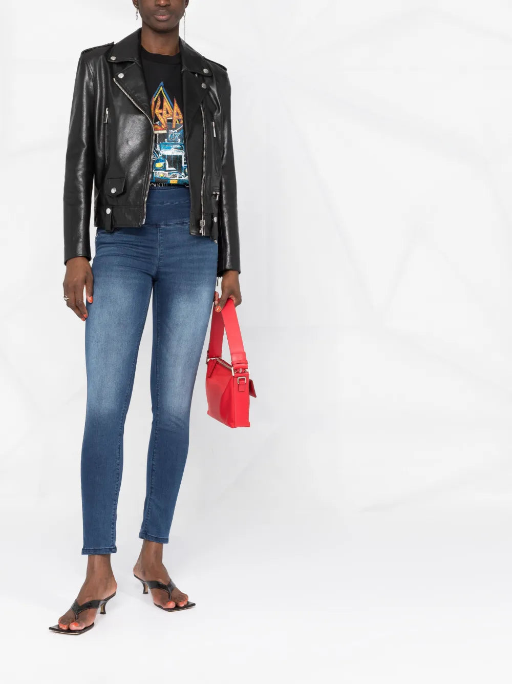 High-Waisted Skinny Jeans