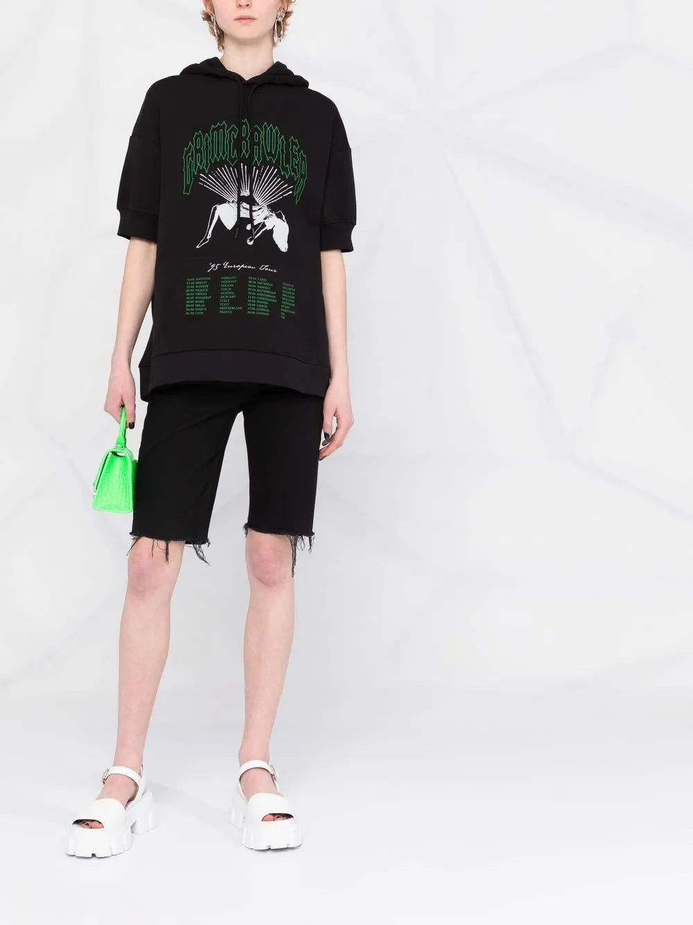 Grimrawler-Print Hoodie