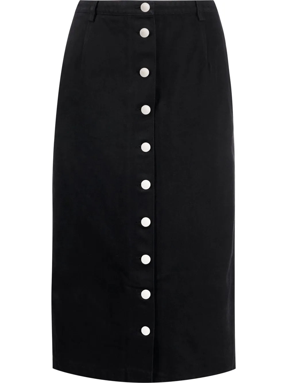 Button-Down Midi Skirt