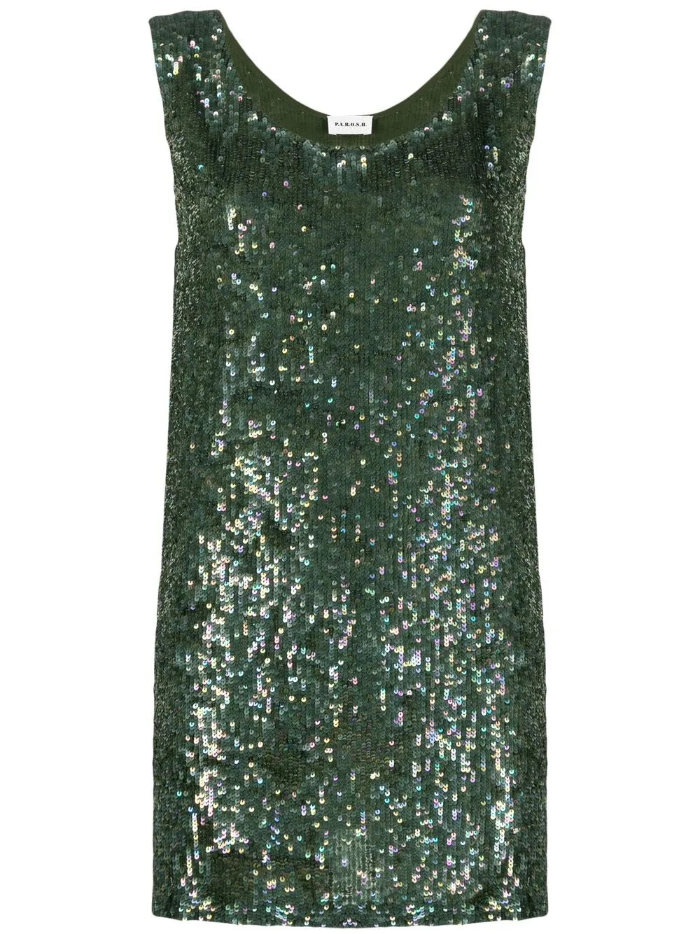 Sequin-Embellished Sleeveless Top