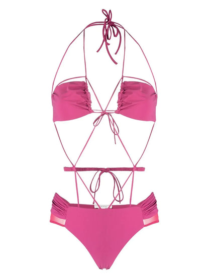 Strappy-Design Swimsuit