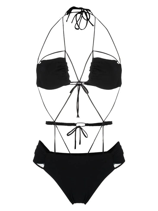 Multi-Strap Design Swimsuit