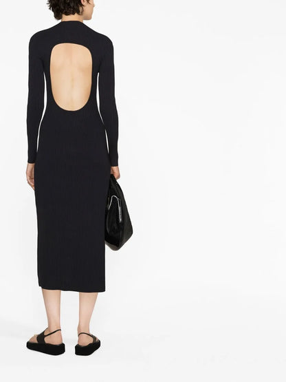 Lara Open-Back Knitted Dress