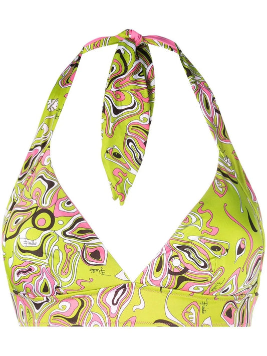 Halterneck Tie Bikini Top