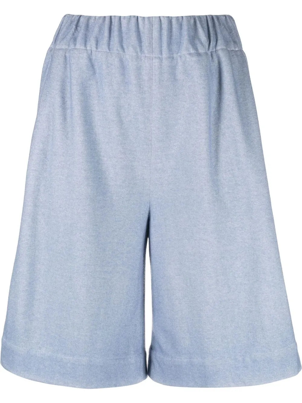 Fine-Knit Knee-Length Shorts