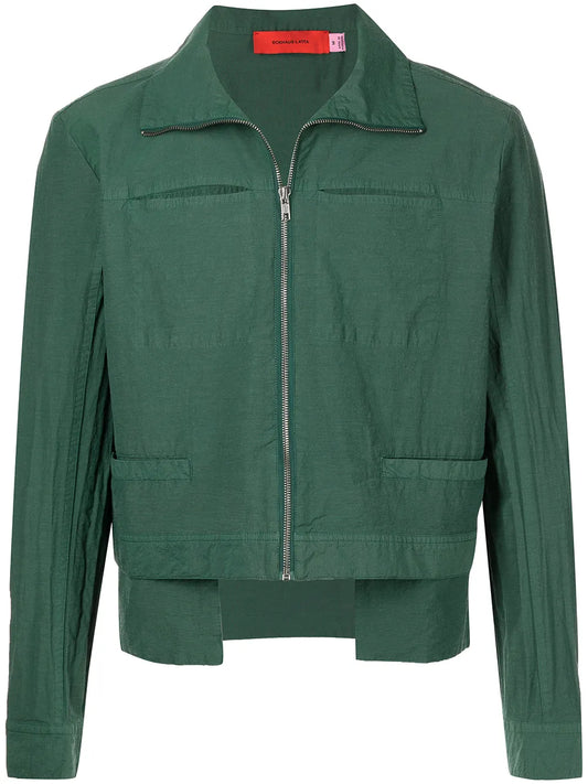 Panelled Zip-Up Jacket